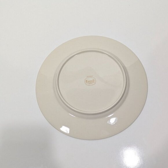 Franciscan Masterpiece China Renaissance Pattern Dinner Plate Gray Gold Trim USA - Picture 10 of 13